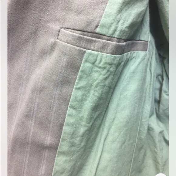 Guess Jeans Men’s Sport Jacket Blazer Khaki Green 2 Button M - Picture 10 of 13